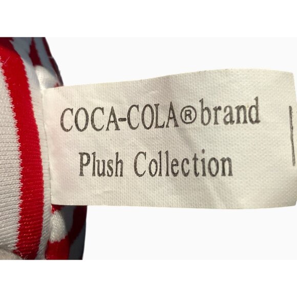 Coca-Cola Elephant Plush Toy 1993 Striped Overalls Collectible - Picture 12 of 14